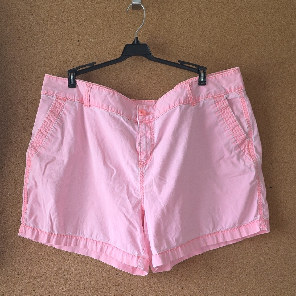 Maurices Light Pink Stretch Shorts Women’s Size 24 Cotton Spandex Casual Summer